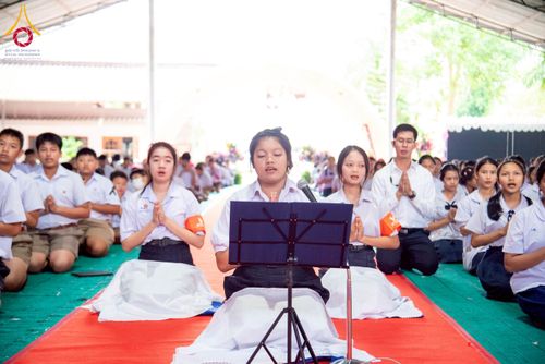 ภาพ No.271250:วันที่ 18 พฤศจิกายน พ.ศ. 2568 รวมพลังเด็กดี V-Star ผู้นำฟื้นฟูศีลธรรมโลก ประจำปี 2568 จังหวัดราชบุรี ณ ศูนย์อบรมเยาวชนผาสุกวนิช