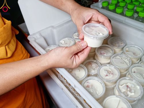 ภาพ No.114555:พิธีถวายภัตตาหารเป็นสังฆทาน แด่คณะพระธรรมยาตรา ปีที่ 12 วันที่ 18 มกราคม พ.ศ. 2567 ณ วัดโบสถ์(บน) บางคูเวียง จ.นนทบุรี