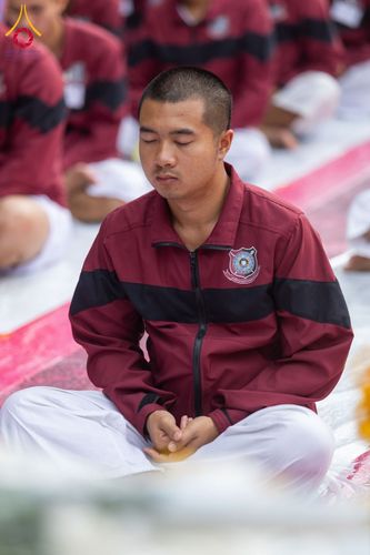 ภาพ No.351460:วันที่ 22 กันยายน พ.ศ. 2569  พิธีตักบาตรสามเณรธรรมทายาท โครงการบรรพชาพัฒนาคุณธรรม จริยธรรม  สำหรับนักเรียนนายสิบตำรวจ (นสต.) รุ่นที่ 16 ศูนย์ฝึกอบรมตำรวจภูธรภาค 1  ณ วัดพระพุทธบาทราชวรมหาวิหาร