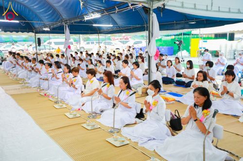 ภาพ No.117437:พิธีถวายภัตตาหารเป็นสังฆทาน แด่คณะพระธรรมยาตรา วันที่ 23 มกราคม พ.ศ. 2567 ณ อนุสรณ์สถานบางปลา อ.บางเลน จ.นครปฐม