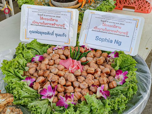 ภาพ No.195633:สาธุชนถวายภัตตาหารเป็นสังฆทาน แด่พระธรรมยาตรา ณ วัดสองพี่น้อง ต.ต้นตาล อ.สองพี่น้อง จ.สุพรรณบุรี ในโครงการธรรมยาตรา กตัญญูบูชา มหาปูชนียาจารย์ พระมงคลเทพมุนี(สด จนฺทสโร) พระผู้ปราบมาร อนุสรณ์สถาน 7 แห่ง ปีที่ 13 วันที่ 15 มกราคม พ.ศ. 2568