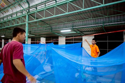 ภาพ No.235427:วันที่ 30-31 กรกฎาคม พ.ศ. 2568 วัดพระธรรมกาย มูลนิธิธรรมกาย ร่วมกับศูนย์ส่งเสริมศีลธรรมจังหวัดสุรินทร์ เปิดศูนย์พักพิงชั่วคราวเพื่อช่วยเหลือประชาชน ผู้อพยพจากเหตุปะทะกันตามแนวชายแดน ไทย-กัมพูชา ตั้งแต่วันที่ 24 กรกฎาคม พ.ศ.2568 เป็นต้นไป