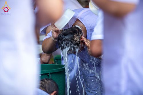 ภาพ No.135743:พิธีปลงผมธรรมทายาท โครงการบรรพชาและอุปสมบทหมู่ รุ่นบูชาธรรม 80 ปี หลวงพ่อธัมมชโย ณ หมู่บ้านบรรลุธรรม วัดพระธรรมกาย วันที่ 7 เมษายน พ.ศ. 2567