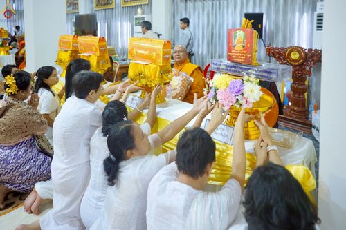 ภาพ No.261501:วันที่ 26 ตุลาคม พ.ศ. 2568 พิธีทอดกฐินสามัคคีไทย-เมียนมา บูชาธรรมอายุวัฒนมงคล 81 ปี หลวงพ่อธมฺมชโย ณ วัดมินจาวน์ ประเทศสาธารณรัฐแห่งสหภาพเมียนมา 