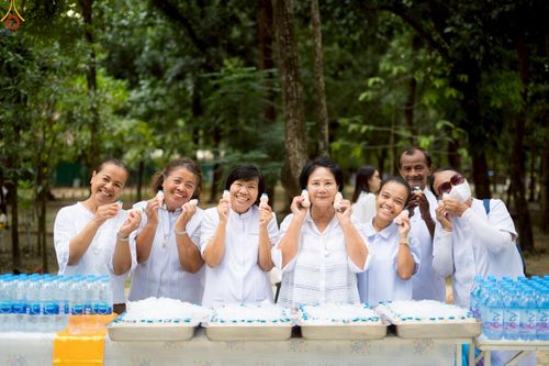 ภาพ No.250665:วันอังคารที่ 7 ตุลาคม พ.ศ. 2568 พิธีมหาปวารณาออกพรรษา ณ โบสถ์พระไตรปิฎก วัดพระธรรมกาย