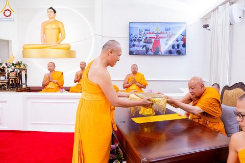 ภาพ No.144738:พิธีประดิษฐานลูกนิมิตมหาสมบัติ ผูกสีมาสถาปนาอุโบสถ บูชาธรรม ๘๐ ปี หลวงพ่อธัมมชโย วันอาทิตย์ที่ ๓๐ มิถุนายน พ.ศ. ๒๕๖๗ วัดพระธรรมกายนิวเจอร์ซี ประเทศสหรัฐอเมริกา