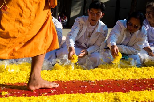ภาพ No.110419:พิธีต้อนรับพระธรรมยาตรา ในโครงการธรรมยาตรากตัญญูบูชา มหาปูชนียาจารย์ พระมงคลเทพมุนี(สด จนฺทสโร) พระผู้ปราบมาร อนุสรณ์สถาน 7 แห่ง ปีที่ 12 วันที่ 11 มกราคม พ.ศ. 2567 ณ อนุสรณ์สถานลำดับที่ 3 สถานที่เกิดใหม่ในเพศสมณะ วัดสองพี่น้อง จ.สุพรรณบุรี