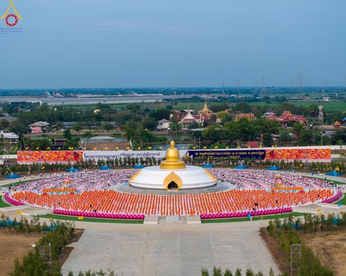 ภาพ No.118495:พิธีตักบาตรพระธรรมยาตรา ปีที่ 12 ณ อนุสรณ์สถานลำดับที่ 5 สถานที่เผยแผ่วิชชาธรรมกายครั้งแรก อนุสรณ์สถานบางปลา จ.นครปฐม วันที่ 25 มกราคม พ.ศ. 2567