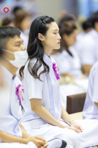 ภาพ No.134073:พิธีบูชาข้าวพระ  ในวันอาทิตย์ต้นเดือนที่ 7 เมษายน พ.ศ. 2567 ณ วัดพระธรรมกาย จ.ปทุมธานี