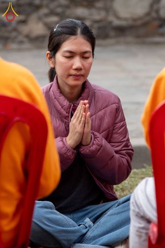 ภาพ No.209799:วันที่ 28 กุมภาพันธ์ พ.ศ.2568 พิธีเปิดโครงการบวชสามเณร พิธีถวายไทยธรรม พิธีขอขมามอบผ้าไตร  ณ เมืองปาตัน ประเทศเนปาล