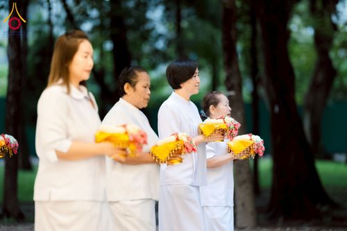 ภาพ No.244508:วันเสาร์ที่ 6 กันยายน พ.ศ. 2568 พิธีเวียนประทักษิณ และวันทาสีมาของนาคธรรมทายาท โครงการอุปสมบทหมู่บูชาธรรมครบรอบ 108 ปี วันครูผู้ค้นพบวิชชาธรรมกาย ณ โบสถ์พระไตรปิฎก วัดพระธรรมกาย