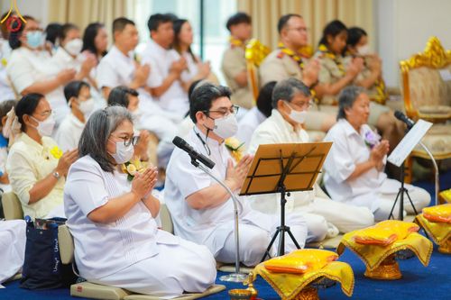 ภาพ No.113848:พิธีทอดผ้าป่าทำนุบำรุงศาสนสถาน ณ วัดบัวแก้วเกษร ต.ระแหง อ.ลาดหลุมแก้ว จ.ปทุมธานี วันที่ 17 มกราคม พ.ศ. 2567