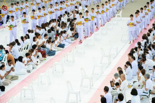 ภาพ No.132622:พิธีปลงผมยุวธรรมทายาท รุ่นที่ 32 มัชฌิมธรรมทายาท รุ่นที่ 28 ณ ลานธรรม วัดพระธรรมกาย วันเสาร์ที่ 30 มีนาคม พ.ศ. 2567