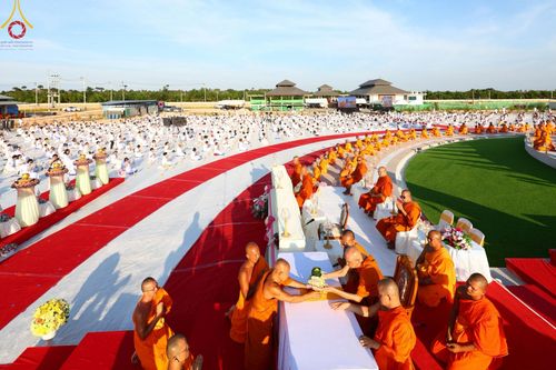 ภาพ No.211602:วันอาทิตย์ที่ 16 มีนาคม พ.ศ. 2568 พิธีอัญเชิญพระบรมสารีริกธาตุ ประดิษฐาน ณ ปทุมเจดีย์ ศูนย์อบรมเยาวชนปัตตานี