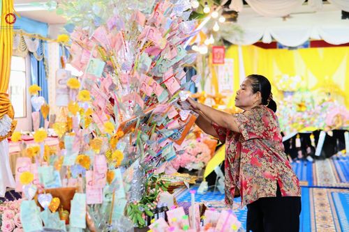 ภาพ No.170480:พิธีทอดกฐิน ณ วัดสุราษฎร์รังสรรค์ จ.ปทุมธานี ในโครงการกฐินสามัคคีทั่วไทย 30,000 วัด บูชาธรรม 80 ปี หลวงพ่อธัมมชโย โดยคณะศิษยานุศิษย์วัดพระธรรมกาย วันที่ 27 ตุลาคม พ.ศ. 2567