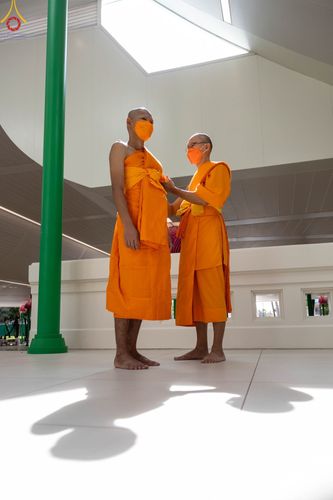 ภาพ No.84182:พิธีขอบรรพชา , พิธีขอสรณคมน์และศีล ,  พิธีรับบาตร , พิธีอุปสมบท ในโครงการบรรพชาอุปสมบทหมู่ธรรมทายาทรุ่นเข้าพรรษา และโครงการบรรพชาสามเณรโรงเรียนนานาชาติ รุ่นที่ 12 ณ โบสถ์พระไตรปิฎก วัดพระธรรมกาย วันที่ 22 กรกฎาคม พ.ศ. 2566