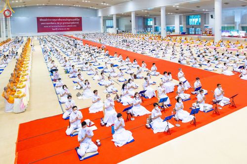 ภาพ No.88240:พิธีทอดผ้าป่าถวายทุนการศึกษาพระภิกษุสามเณรทั่วโลก, มอบโล่ผู้อุปถัมภ์มหาวิทยาลัยฯ ในวันครบรอบสถาปนา 20 ปี มหาวิทยาลัยธรรมกายแคลิฟอร์เนีย (DOU), พิธีถวายมหาสังฆทาน 108 รูป บูชาธรรมมหาปูชนียาจารย์ วันเสาร์ที่ 16 กันยายน พ.ศ. 2566 ณ ห้องแก้วสารพัดนึก1 วัดพระ