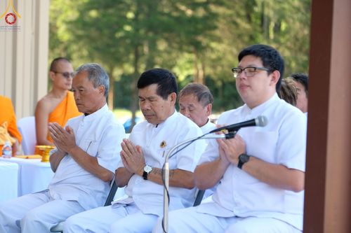 ภาพ No.142896:พิธีเจริญพระพุทธมนต์ โปรยรัตนชาติ เพื่อความเป็นสิริมงคล  ณ พื้นที่ก่อสร้างอาคารปฏิบัติธรรม “แก้วธรรมชัยรัตนอนันต์”  วัดพระธรรมกายเทนเนสซี ประเทศสหรัฐอเมริกา วันอังคารที่ 2 กรกฎาคม พ.ศ. 2567