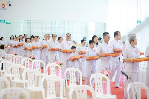 ภาพ No.254231:วันที่ 12 ตุลาคม พ.ศ. 2568 พิธีทอดกฐินสามัคคีวัดพระธรรมกายสิงคโปร์  新加坡法身寺功德衣法会 Dhammakaya Centre Singapore Kathina Ceremony  