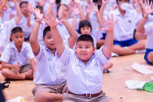 ภาพ No.103611:วันรวมพลังเด็กดี V-star ผู้นำฟื้นฟูศีลธรรมโลก จังหวัดสมุทรปราการ วันพุธที่ 20 ธันวาคม พ.ศ. 2566 ณ เมืองโบราณ จ.สมุทรปราการ