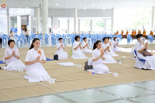 ภาพ No.231872:วันที่ 5 กรกฎาคม พ.ศ. 2568 พิธีถวายภัตตาหารเมนูสวรรค์ เพื่อการบรรลุธรรม ณ หอฉันคุณยายอาจารย์ฯ วัดพระธรรมกาย