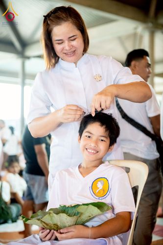 ภาพ No.214256:วันอาทิตย์ที่ 30 มีนาคม พ.ศ. 2568  พิธีปลงผมสามเณรฟื้นฟูทั่วไทย ณ มหารัตนวิหารคด คอร์ 22 วัดพระธรรมกาย จ.ปทุมธานี