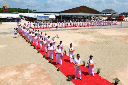 ภาพ No.211496:วันอาทิตย์ที่ 16 มีนาคม พ.ศ. 2568 พิธีทอดผ้าป่าฉลองปทุมเจดีย์ ณ ศูนย์อบรมเยาวชนปัตตานี