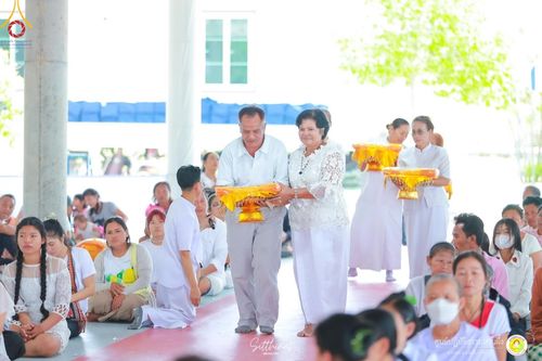 ภาพ No.135636:พิธีขอขมารับผ้าไตร , พิธีบรรพชา ในโครงการบรรพชาสามเณร ฟื้นฟูพระพุทธศาสนาทั่วไทย  ณ ศูนย์ปฏิบัติธรรมสวนผึ้ง จ.ราชบุรี วันที่ 4 เมษายน พ.ศ. 2567