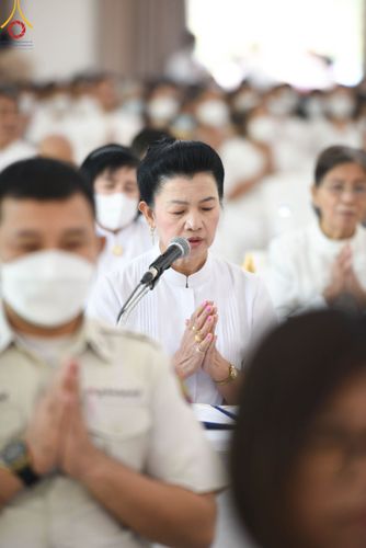 ภาพ No.103563:พิธีถวายจตุปัจจัย และภัตตาหารเป็นสังฆทาน , พิธีมอบอักษรสารตราตั้งฐานานุกรม และพัดยศ , การประชุมคณะสงฆ์ประจำจังหวัดสระบุรี  ณ ศูนย์ปฏิบัติธรรมจังหวัดสระบุรี อ.พระพุทธบาท จ.สระบุรี   วันอังคารที่ 19 ธันวาคม  พ.ศ. 2566