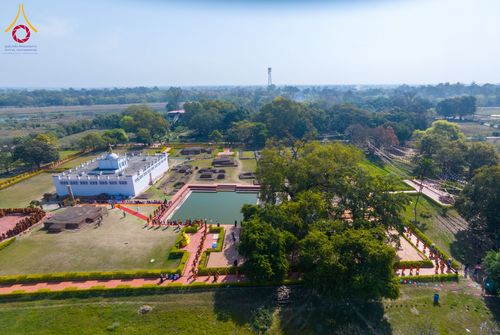 ภาพ No.132013:พิธีต้อนรับ พระ-สามเณร ธรรมยาตรา ในโครงการบรรพชา 1,250 รูป ณ แดนประสูติ สวนลุมพินี ประเทศเนปาล วันที่ 16-17 มีนาคม พ.ศ. 2567