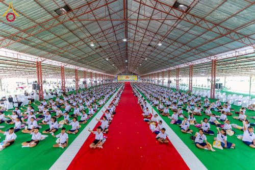 ภาพ No.266713:วันที่ 5 พฤศจิกายน พ.ศ. 2568 รวมพลังเด็กดี V-Star ผู้นำฟื้นฟูศีลธรรมโลก ณ พุทธอุทยานนานาชาติ จังหวัดหนองคาย