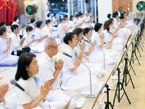 ภาพ No.113638:พิธีถวายภัตตาหารเป็นสังฆทาน แด่คณะพระธรรมยาตรา ปีที่ 12 วันที่ 17 มกราคม พ.ศ. 2567 ณ วัดโบสถ์(บน) บางคูเวียง จ.นนทบุรี