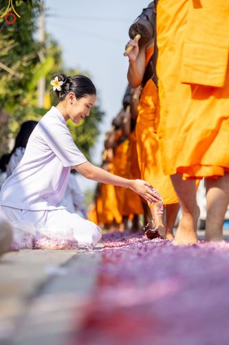ภาพ No.190710:พิธีต้อนรับพระธรรมยาตรา ณ อนุสรณ์สถาน สถานที่ตั้งมโนปณิธานบวชตลอดชีวิต อนุสรณ์สถานคลองบางนางแท่น อ.สามพราน จ.นครปฐม ในโครงการธรรมยาตรา กตัญญูบูชา มหาปูชนียาจารย์ พระมงคลเทพมุนี(สด จนฺทสโร) พระผู้ปราบมาร อนุสรณ์สถาน 7 แห่ง ปีที่ 13 วันที่ 7 ม.ค.2568