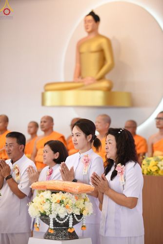 ภาพ No.128867:พิธีทอดผ้าป่าฉลองมหารัตนเจดีย์สิริปทุมสวรรค์ ณ ศูนย์ปฏิบัติธรรมภาคใต้ อ.บางกล่ำ จ.สงขลา วันที่ 10 มีนาคม พ.ศ. 2567