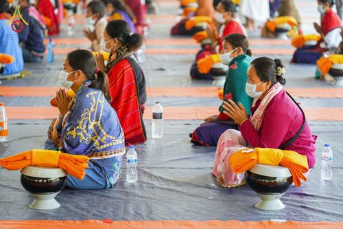 ภาพ No.75937:พิธีบรรพชาสามเณร ณ วัดปันชารี สันติปูร์ อรัญกฏิ เมืองคาร์กาชารี ประเทศบังกลาเทศ วันที่ 10 กุมภาพันธ์ พ.ศ. 2566