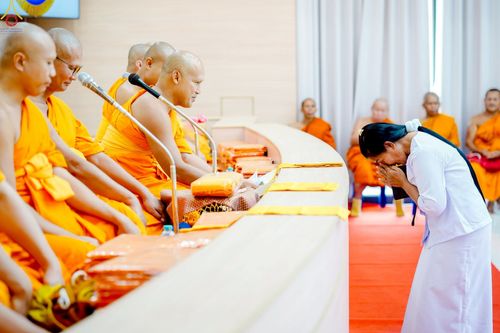 ภาพ No.241698:วันอาทิตย์ที่ 24 สิงหาคม พ.ศ. 2568 พิธีทอดผ้าป่า ฉลองครบรอบ 10 ปี ศูนย์ปฏิบัติธรรมพัทลุง