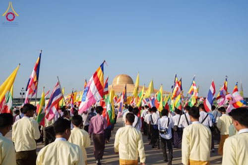 ภาพ No.178205:พิธีทอดผ้าป่าไทย-เมียนมา ครั้งที่ 7 วันอาทิตย์ที่ 1 ธันวาคม พ.ศ.2567 ณ สภาธรรมกายสากล  พระมหาธรรมกายเจดีย์ วัดพระธรรมกาย จ.ปทุมธานี