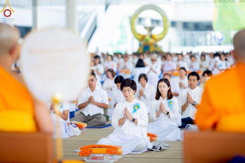 ภาพ No.213279:วันศุกร์ที่ 28 มีนาคม พ.ศ. 2568 (วันพระ แรม 15 ค่ำ เดือน 4) พิธีบุพเปตพลี ครั้งที่ 161 ร่วมอุทิศบุญแด่หมู่ญาติที่ล่วงลับไปแล้ว และสืบทอดอายุพระพุทธศาสนา ณ หอฉันคุณยายอาจารย์ฯ วัดพระธรรมกาย