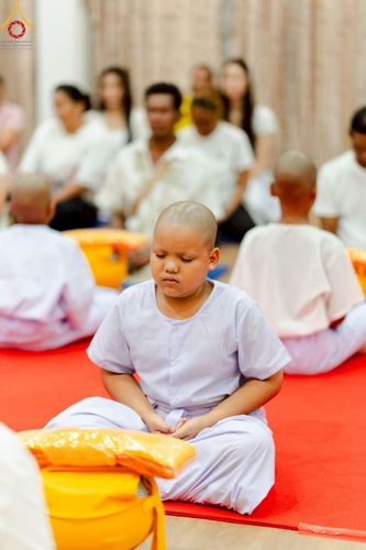 ภาพ No.216501:วันอังคารที่ 8 เม.ย. พ.ศ. 2568 พิธีบรรพชาสามเณร ณ ศูนย์ปฏิบัติธรรมเขาคิชฌกูฏ จันทบุรี
