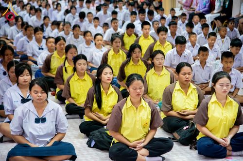 ภาพ No.184371:กิจกรรมวันรวมพลังเด็กดี V-Star ผู้นำฟื้นฟูศีลธรรมโลก ในวันที่ 11 ธันวาคม พ.ศ. 2567 ณ วิทยาลัยเทคโนโลยีบริหารธุรกิจ จังหวัดชัยภูมิ