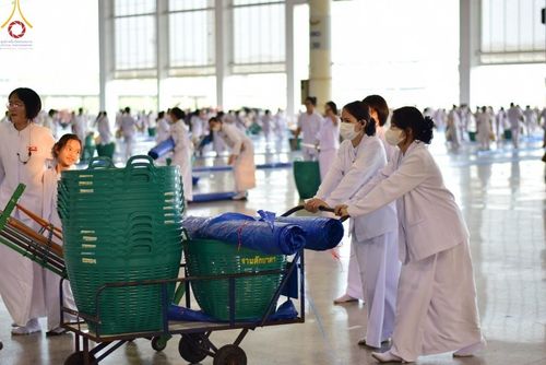 ภาพ No.125373:V.27 มาฆะ สาธุ  การรับบุญเตรียมงาน ปฎิบัติงาน เก็บงาน ของเจ้าหน้าที่หน่วยงานต่างๆ เพื่อวันมาฆบูชา วันเสาร์ที่ 24 กุมภาพันธ์  พ.ศ. 2567 ณ วัดพระธรรมกาย จ.ปทุมธานี