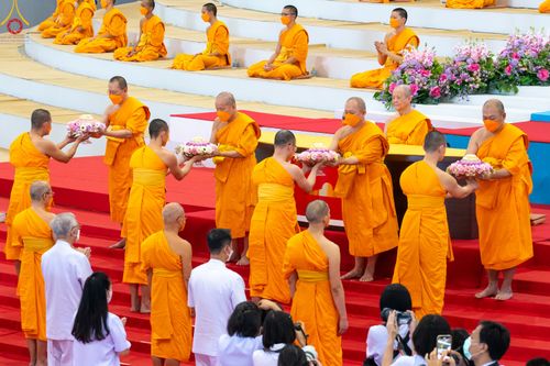 ภาพ No.77752:พิธีหล่อพระบรมพุทธเจ้า ทิศตะวันตก  วันอาทิตย์ที่ 19 มีนาคม พ.ศ. 2566 ณ วัดพระธรรมกาย จ.ปทุมธานี