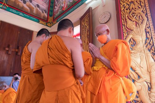 ภาพ No.66767:พิธีอุปสมบทวัดธัญญะผล อ.ลำลูกกา จ.ปทุมธานี รับบุญจัดงานโดยกอง AEC สำนักต่างประเทศ เมื่อวันที่ 7 ธันวาคม พ.ศ. 2565