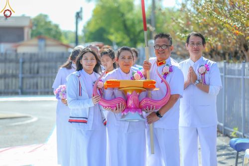 ภาพ No.64161:พิธีทอดกฐินสามัคคี เพื่อการเผยแผ่วิชชาธรรมกายและมหาปฏิสังขรณ์ วัดพระธรรมกายเท็กซัส ประเทศสหรัฐอเมริกา วันอาทิตย์ที่ 30 เดือนตุลาคม พ.ศ. 2565