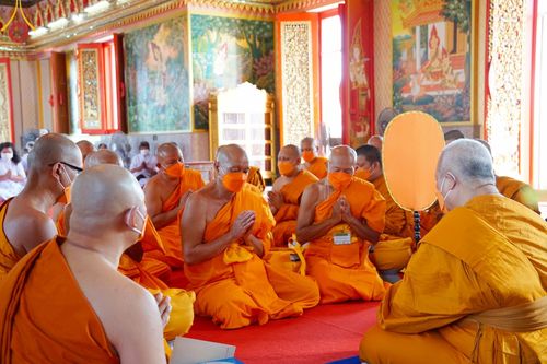 ภาพ No.66977:พิธีอุปสมบทวัดละหาร อ.บางบัวทอง    จ.นนทบุรี รับบุญจัดงานโดย สำนักต่างประเทศ เมื่อวันที่ 7 ธันวาคม พ.ศ. 2565
