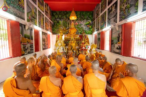 ภาพ No.67124:พิธีอุปสมบทวัดราษฎร์ศรัทธาธรรม อ.หนองแค จ.สระบุรี รับบุญจัดงานโดย สำนักพัฒนาเยาวชนโลก เมื่อวันที่ 9 ธันวาคม พ.ศ. 2565