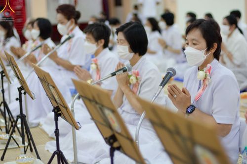 ภาพ No.72883:พิธีถวายภัตตาหารเป็นสังฆทาน แด่คณะพระธรรมยาตราฯ ในโครงการธรรมยาตรากตัญญูบูชา มหาปูชนียาจารย์ พระมงคลเทพมุนี(สด จนฺทสโร) พระผู้ปราบมาร อนุสรณ์สถาน 7 แห่ง ปีที่ 11 วันที่ 20 มกราคม พ.ศ. 2566