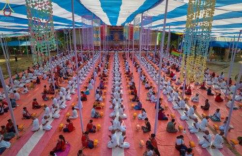 ภาพ No.64629:พิธีบรรพชาสามเณร โครงการบรรพชาสามเณร 500 รูป ประเทศบังกลาเทศ วันที่ 22 พฤศจิกายน พ.ศ. 2565