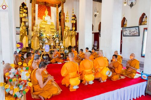 ภาพ No.65824:พิธีอุปสมบทวัดโปรดเกศเชษฐาราม อ.พระประแดง จ.สมุทรปราการ รับบุญจัดงานโดยสำนักพัฒนาเยาวชนโลก ในโครงการอุปสมบทบูชาธรรม มหาปูชนียาจารย์ประจำปี 2565 เมื่อวันที่ 7 ธันวาคม พ.ศ. 2565