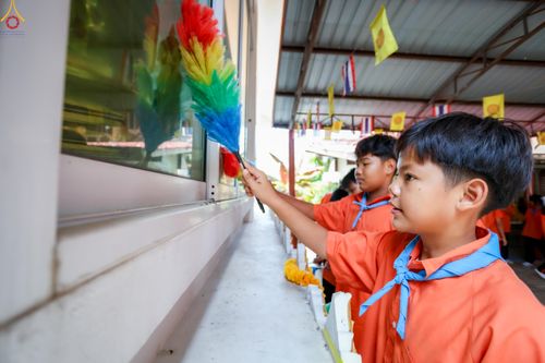 ภาพ No.338480:วันที่ 2-3 กรกฎาคม พ.ศ.2569 โครงการอบรมคุณธรรม จริยธรรมและความดีสากล ประจำปีการศึกษา2569 นักเรียนกว่า 150 คน  ณ วัดราษฎร์บูรณะ (วัดบางปลา) ต.บางปลา อ.บางพลี จ.สมุทรปราการ